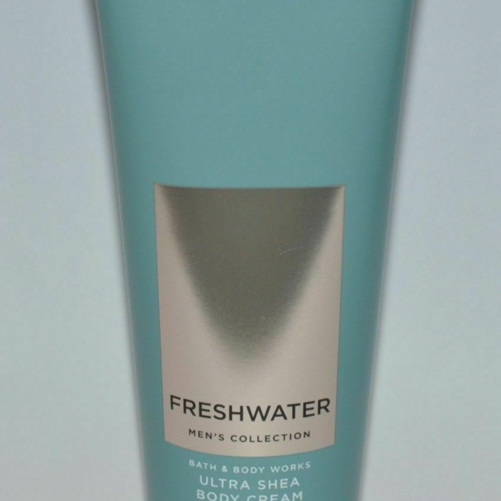 2 Bath  Body Works Freshwater Body Creams For Men  8 Oz Each  Brand New